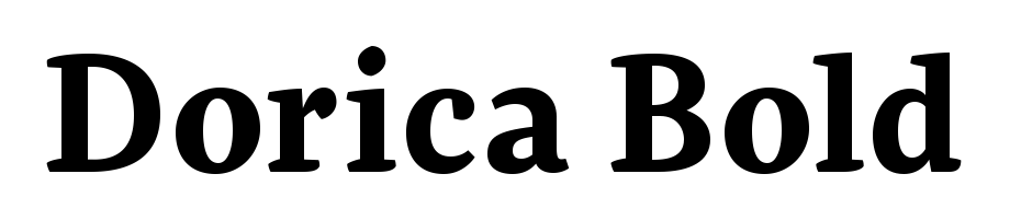 Dorica Bold cкачати шрифт безкоштовно